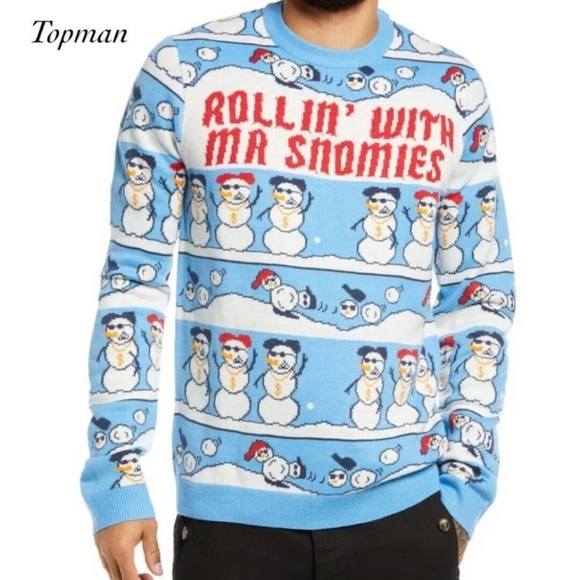 TOPMAN sweater with snowman - Picture 3 of 5
